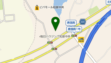 POLA THE BEAUTY ビバモール和泉中央店の地図画像