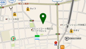 POLA 本庄の地図画像