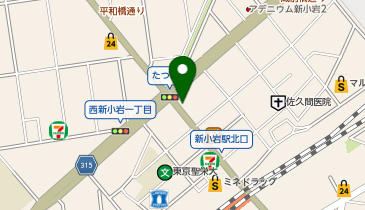 POLA 新小岩北口の地図画像