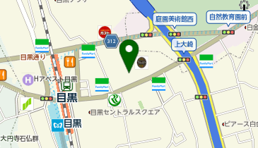 POLA 目黒東口の地図画像