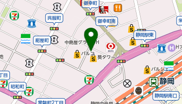 POLA THE BEAUTY 静岡店の地図画像