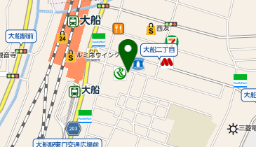 POLA THE BEAUTY 大船駅前店の地図画像
