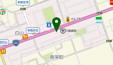 POLA 四軒家の地図画像