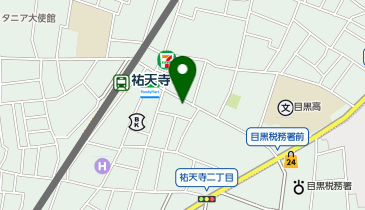 POLA 祐天寺の地図画像