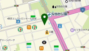 POLA 仙台三越の地図画像