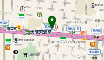 POLA 東天満の地図画像