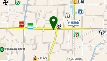 POLA 輝 山科の地図画像