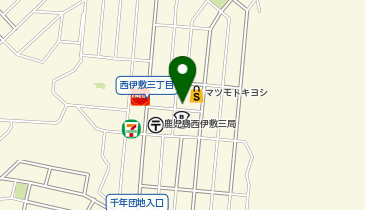 POLA 伊敷団地の地図画像