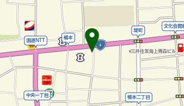 POLA 青森橋本の地図画像