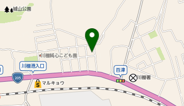 POLA エステin川棚城山の地図画像