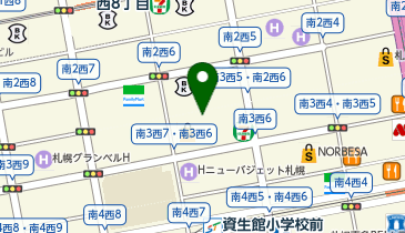 POLA 札幌中央の地図画像