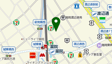 POLA 薬院駅前の地図画像