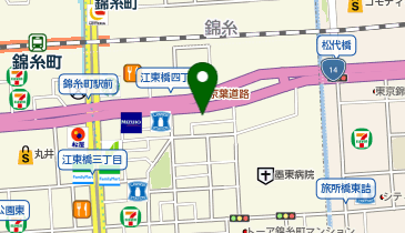 POLA 錦糸町南口の地図画像