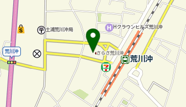 POLA 荒川沖駅前の地図画像