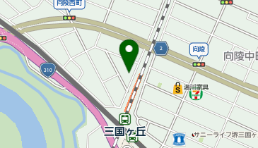 POLA THE BEAUTY 三国ケ丘店の地図画像