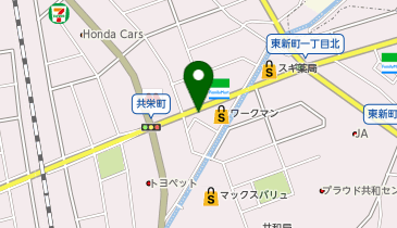 POLA THE BEAUTY 共和店の地図画像