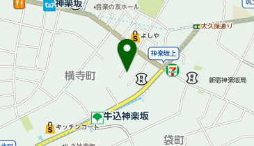 POLA 神楽坂の地図画像