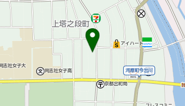 POLA CLEAR 出町柳の地図画像