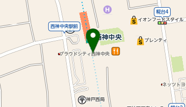 POLA エキソアレ西神中央の地図画像