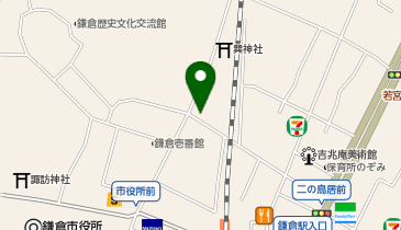 POLA 鎌倉の地図画像