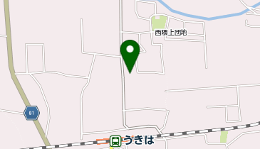 POLA Bee style うきは浮羽町の地図画像
