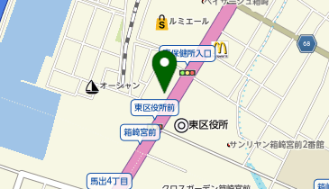 POLA THE BEAUTY 福岡東店の地図画像