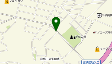 POLA 千早公園前の地図画像