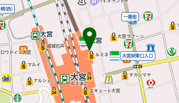 POLA LUMINE大宮の地図画像