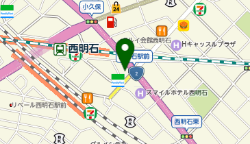POLA Blue Note 西明石駅前の地図画像