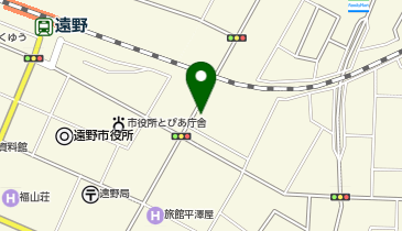 POLA 遠野..の地図画像