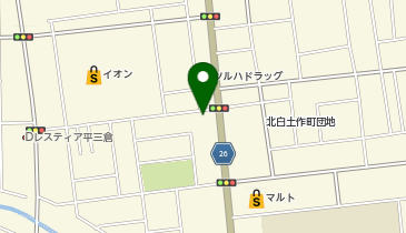 POLA いわき平の地図画像