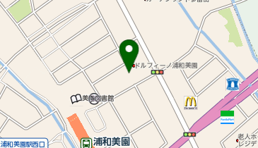 POLA SNOWs 浦和美園の地図画像