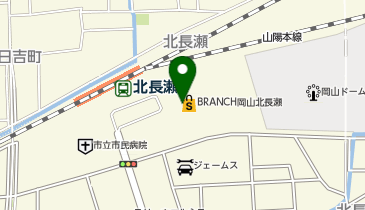 POLA THE BEAUTY ブランチ岡山北長瀬店の地図画像