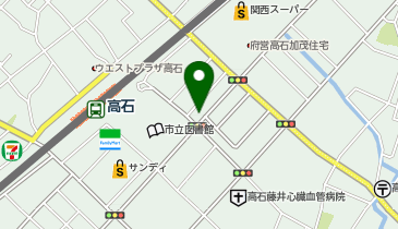 POLA 高石の地図画像