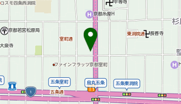 POLA THE BEAUTY 烏丸五条店の地図画像