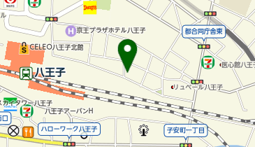 サン・ライフ 八王子北口ファミリーホールの地図画像