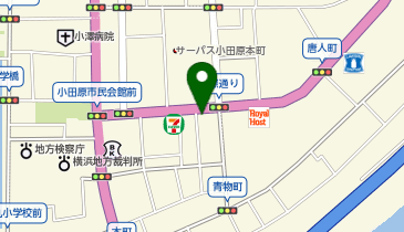 サン・ライフ ファミリーホール小田原の地図画像