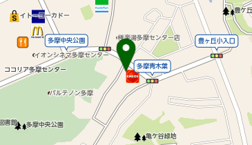 サン・ライフ セレモニーホール多摩の地図画像