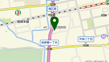 大原老舗 佐賀本店の地図画像