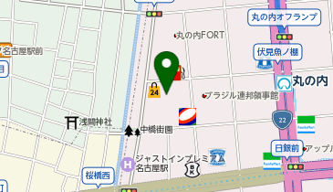 中部流通 名古屋営業所の地図画像