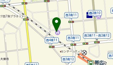 東横INN とかち・帯広駅前の地図画像