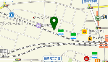東横INN 立川駅北口の地図画像