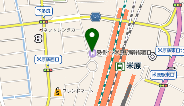 東横INN 米原駅新幹線西口の地図画像