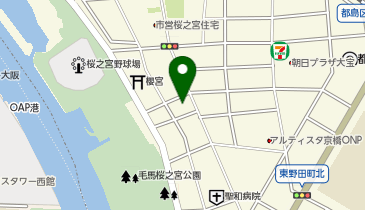 東横INN 京橋桜ノ宮の地図画像