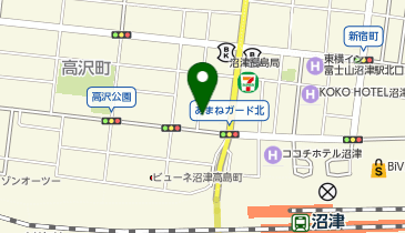 東横INN 富士山沼津駅北口1の地図画像