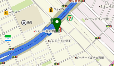 東横INN 大阪弁天町の地図画像