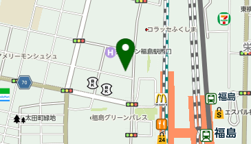 東横INN 福島駅西口の地図画像