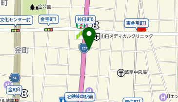 東横INN 岐阜の地図画像