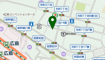 東横INN 広島駅新幹線口2の地図画像