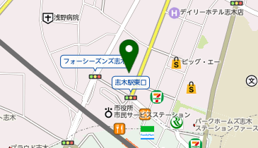 東横INN 志木駅東口の地図画像